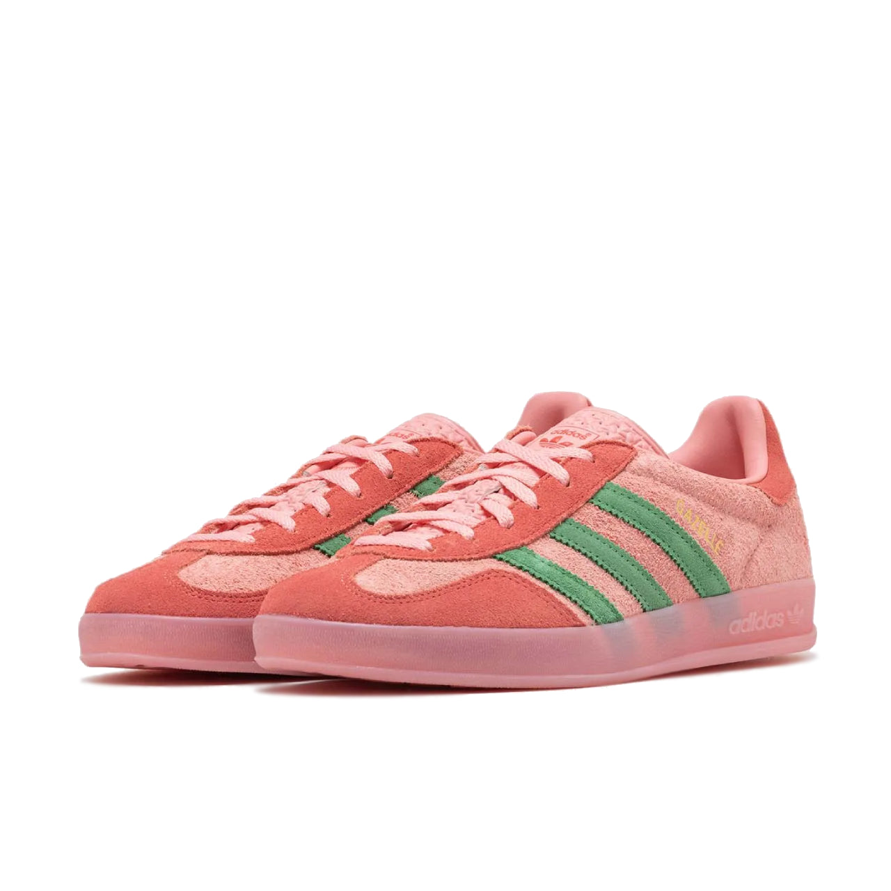 adidas Gazelle Indoor Semi Pink Spark Preloved Scarlet - IG6782 - Medial