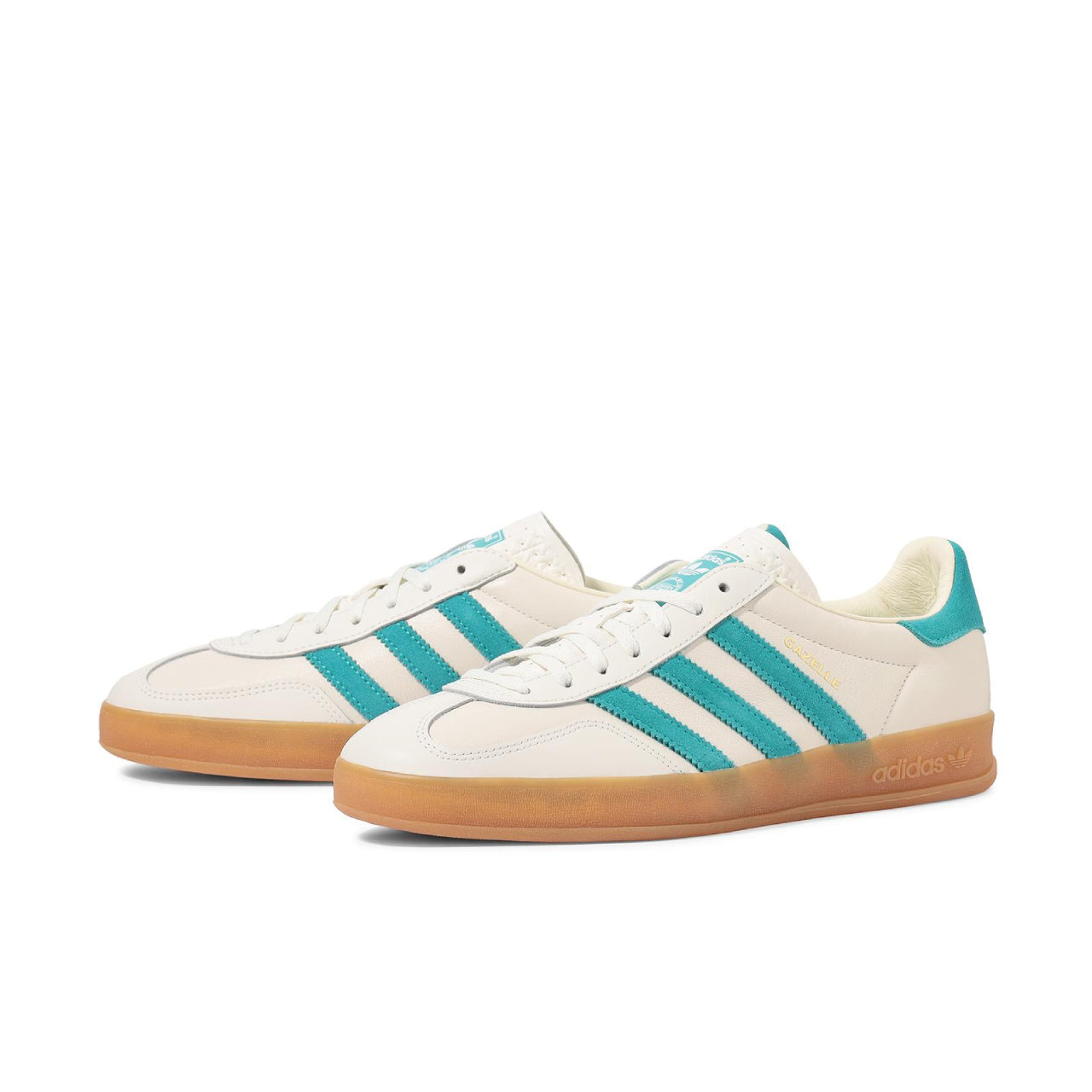 adidas Gazelle Indoor Turqoise Chalk White - JI2583 - Medial