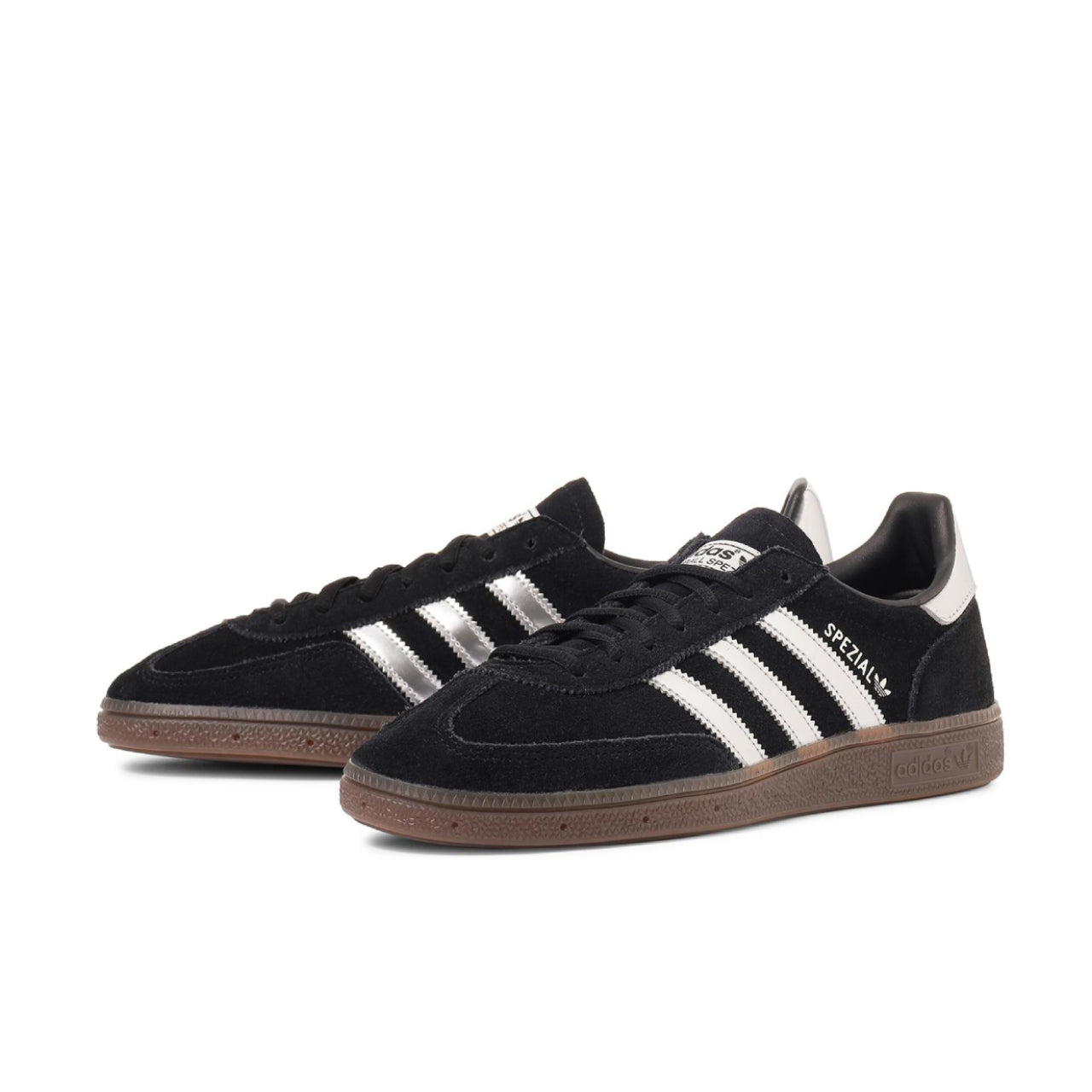 adidas Handball Spezial Core Black Silver Metallic - JP5356 - Medial