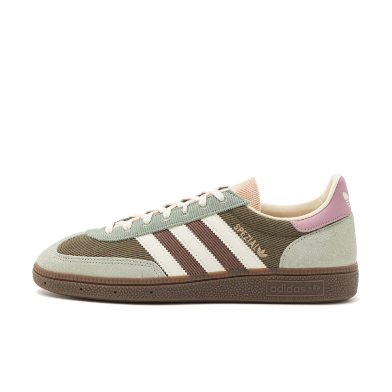 adidas Handball Spezial Silver Green Magic Mauve - IH4891 - Left