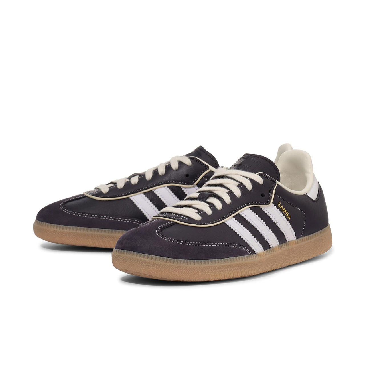 adidas Samba OG Aura Black Cream White - IG6836 - Medial