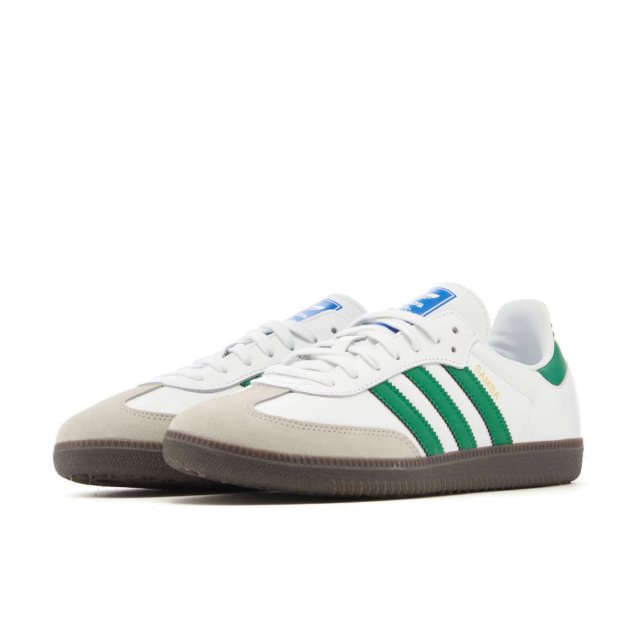 adidas Samba OG Footwear White Green - IG1024 - Medial