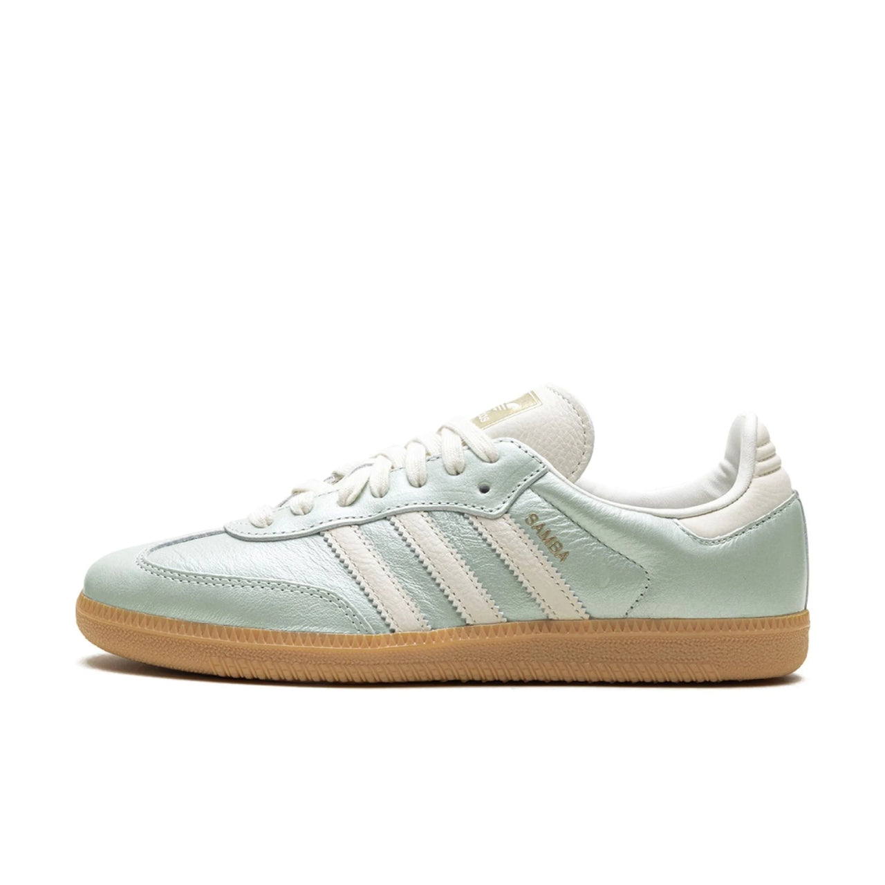 adidas Samba OG Linen Green Metallic - IG1965 - Left