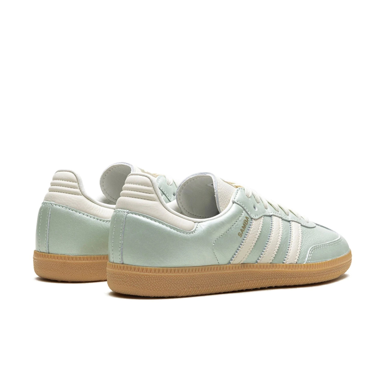 adidas Samba OG Linen Green Metallic - IG1965 - Back