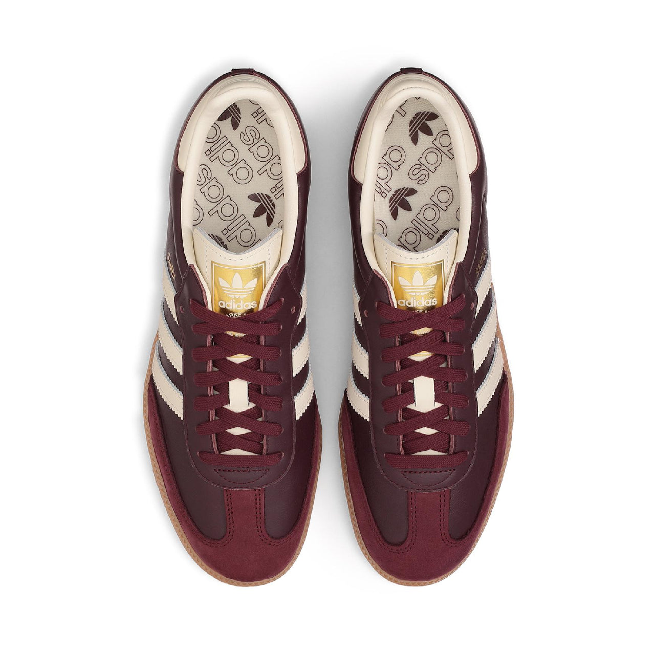 adidas Samba OG Maroon Gold Metallic