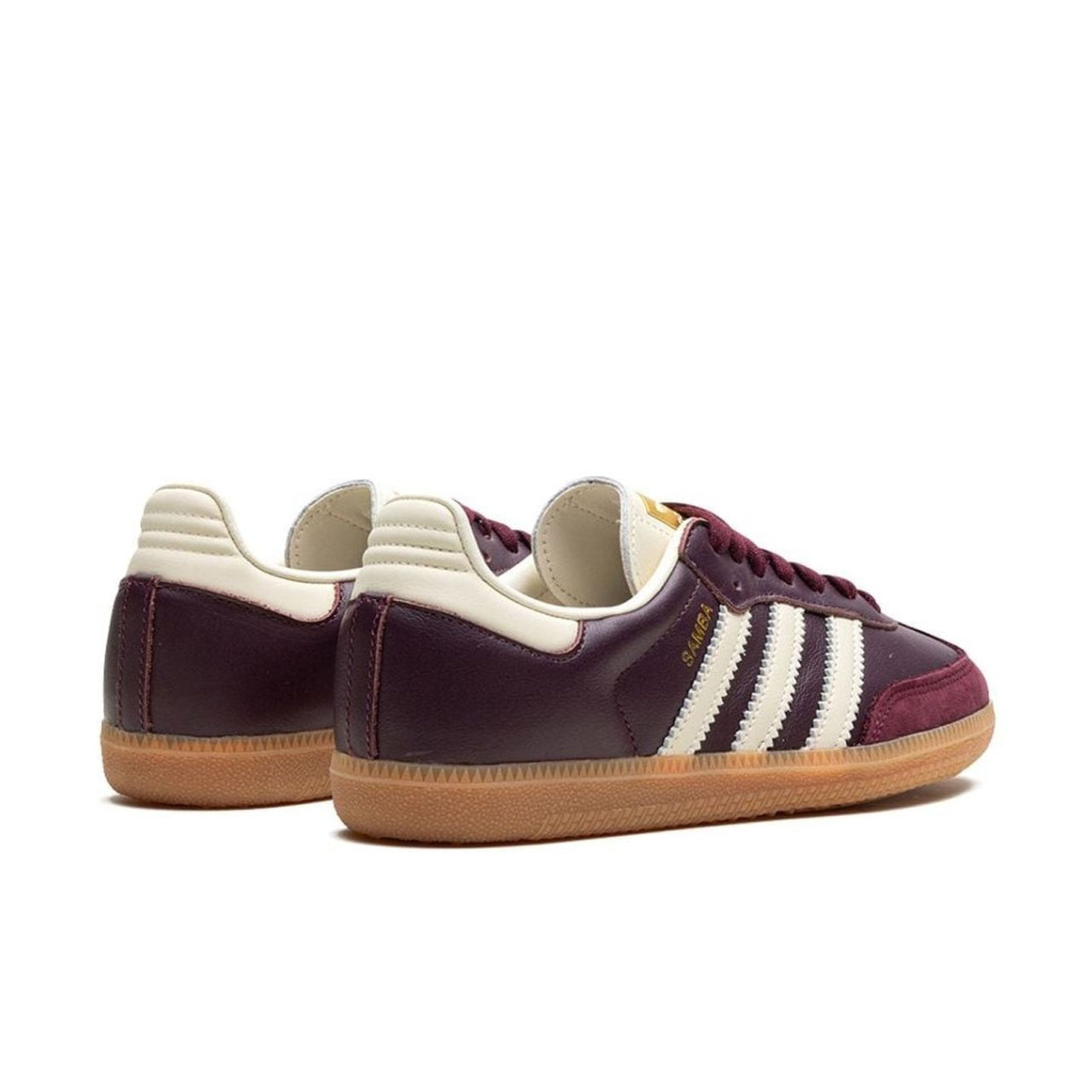 adidas Samba OG Maroon Gold Metallic