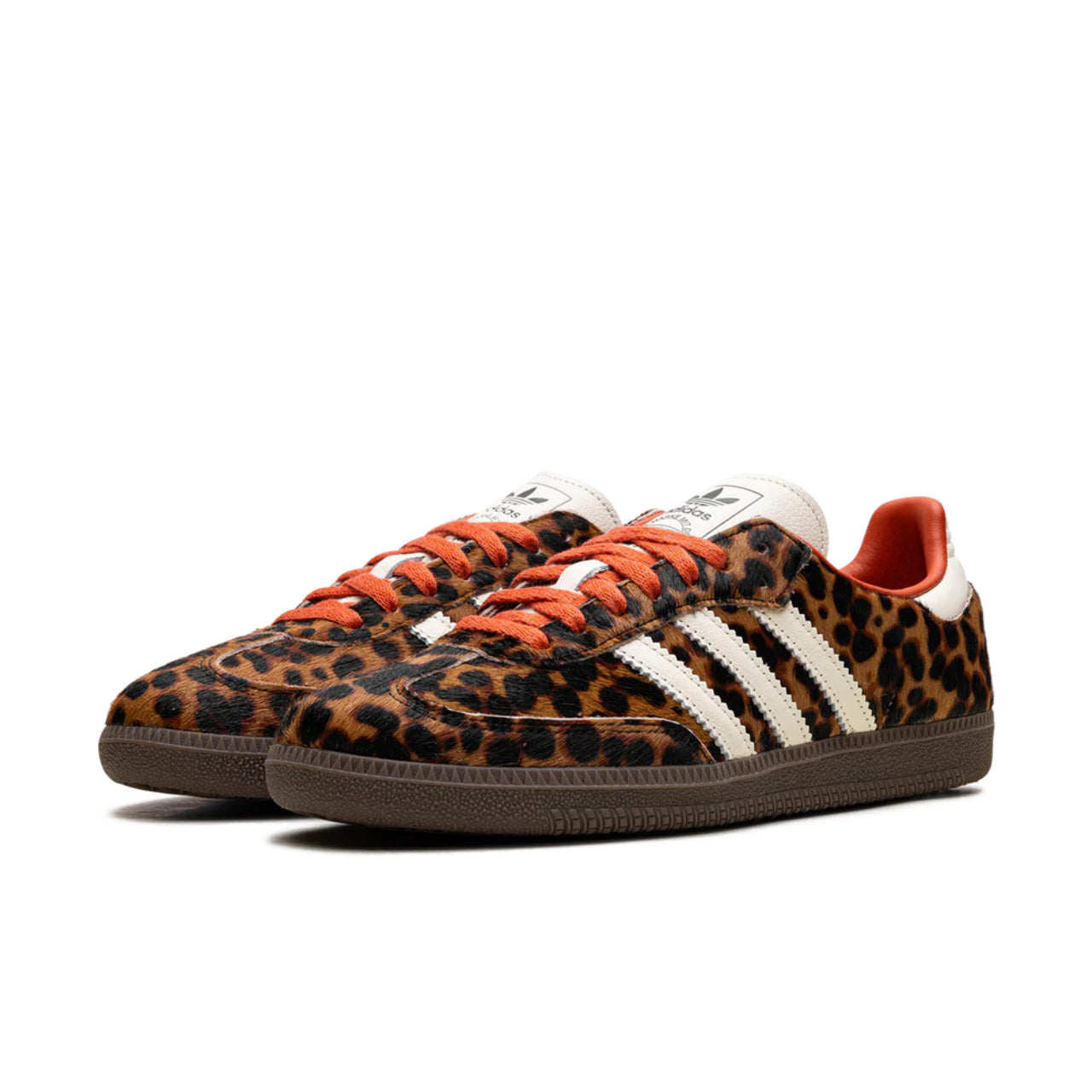 adidas Samba OG Preloved Red Leopard - JI2734 - Medial