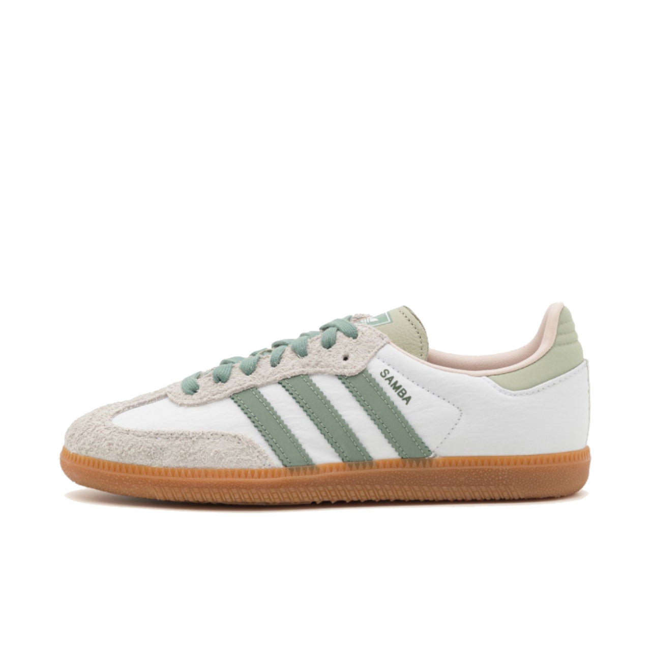 adidas Samba OG Silver Green Putty Mauve - ID0492 - Left