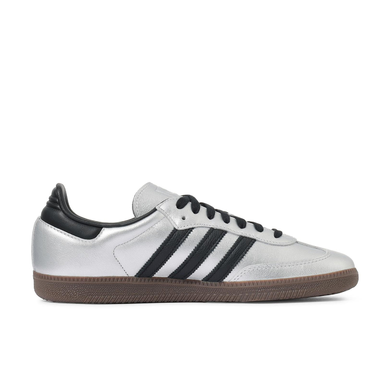 adidas Samba OG Silver Metallic Black Gum