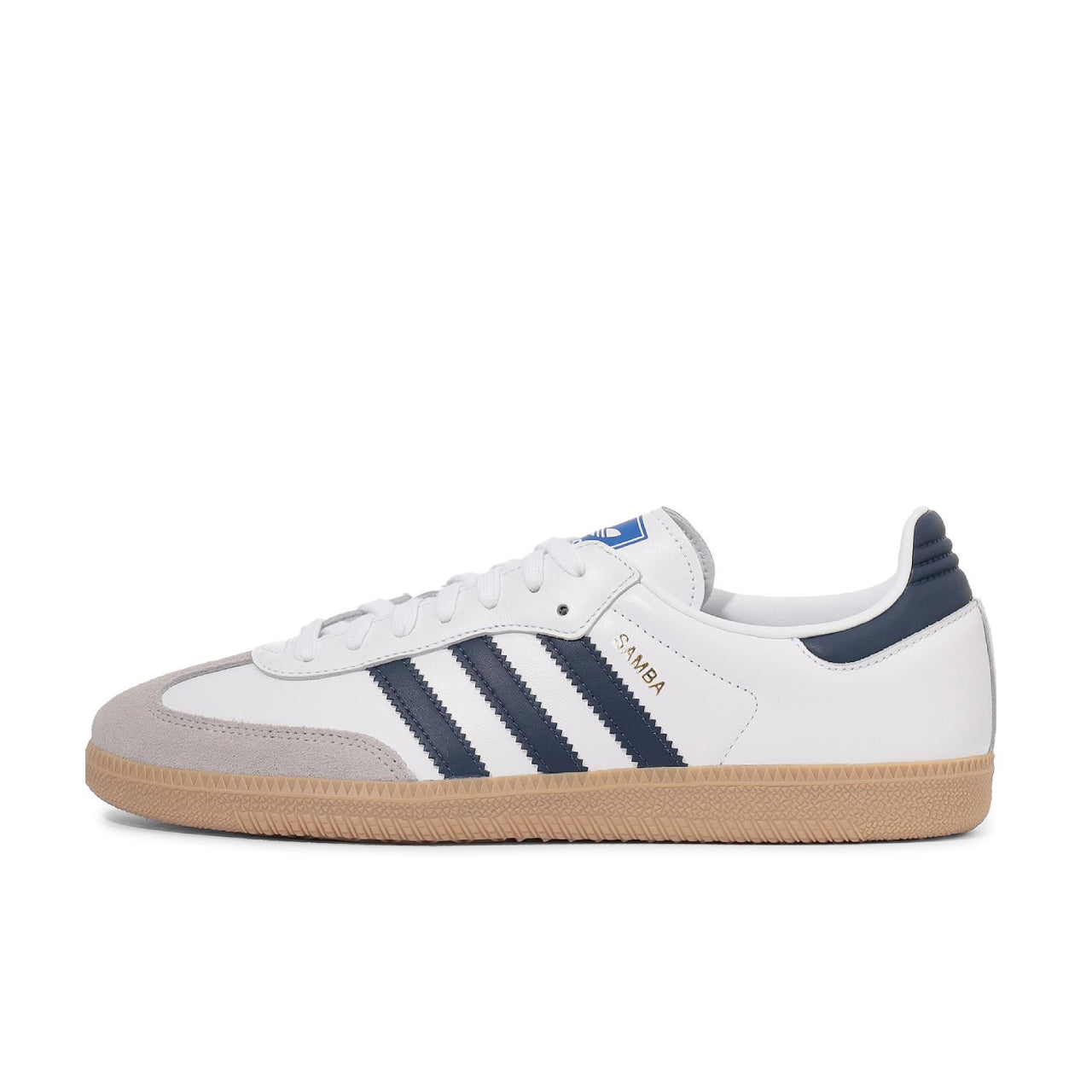 adidas Samba OG White Night Indigo Gum - IF3814 - Left