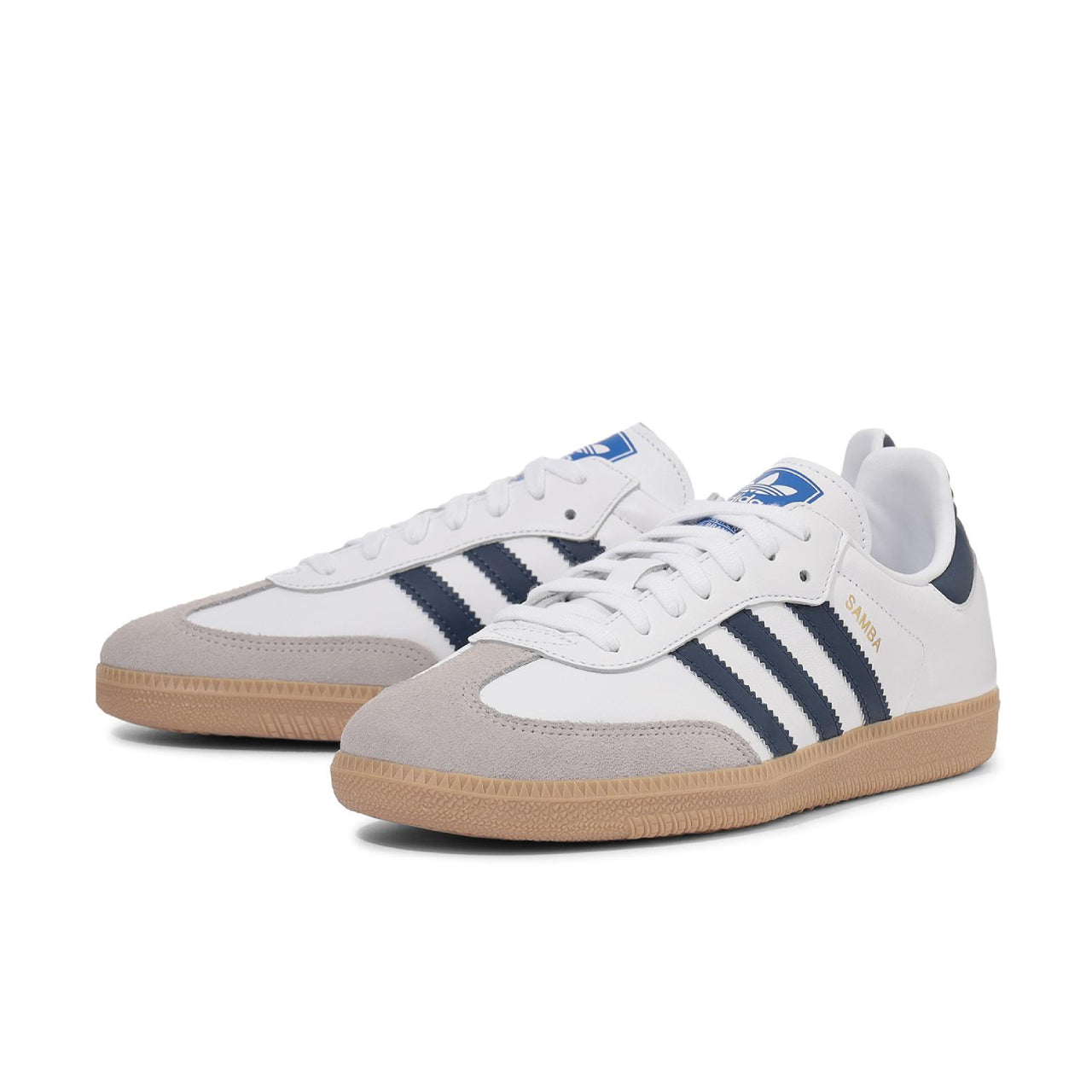 adidas Samba OG White Night Indigo Gum - IF3814 - Medial