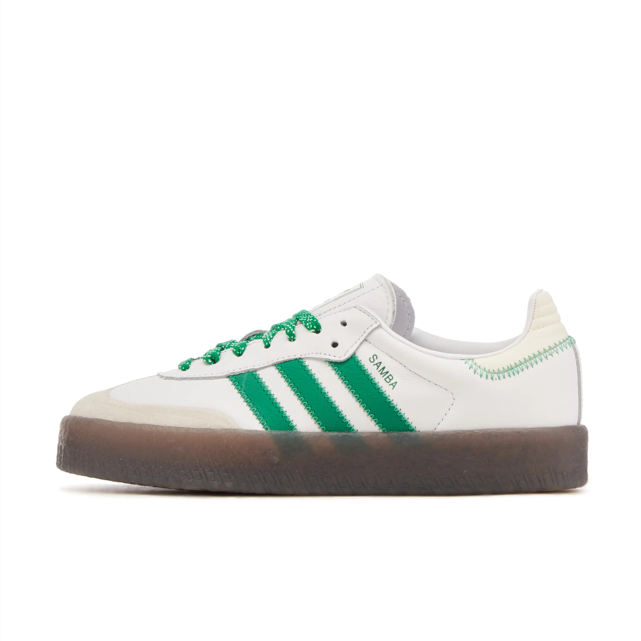 adidas Sambae Cloud White Green - IE9105 - left