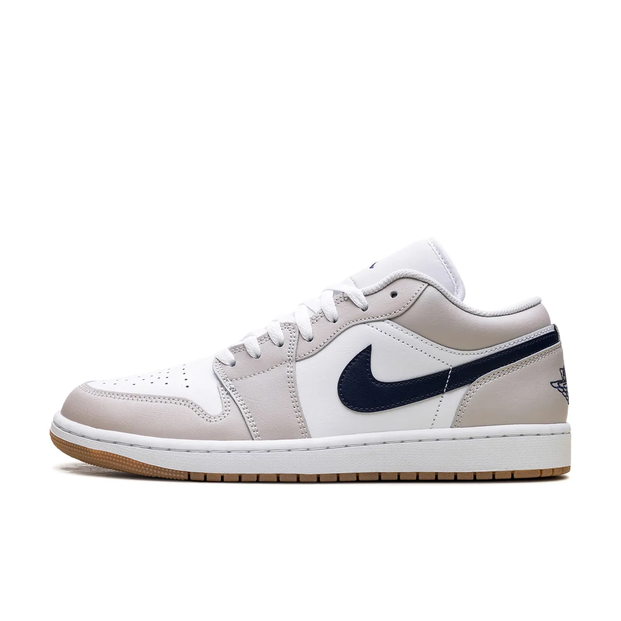 Jordan 1 Low Midnight Navy Neutral Grey - 1