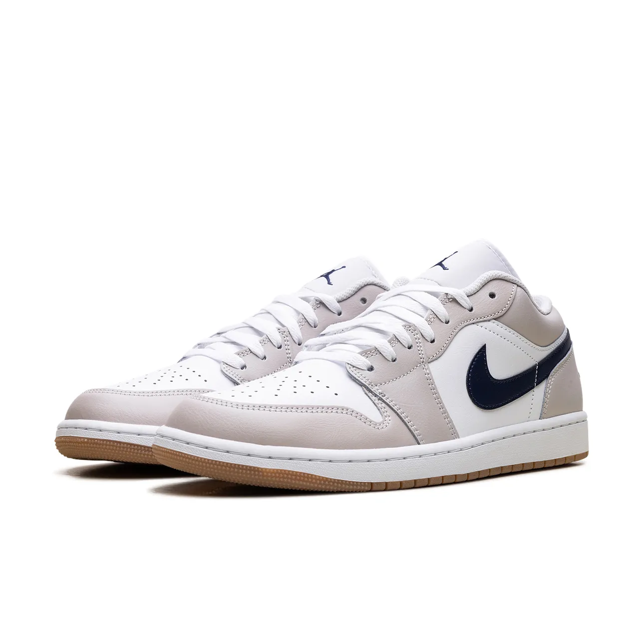 Jordan 1 Low Midnight Navy Neutral Grey - 2