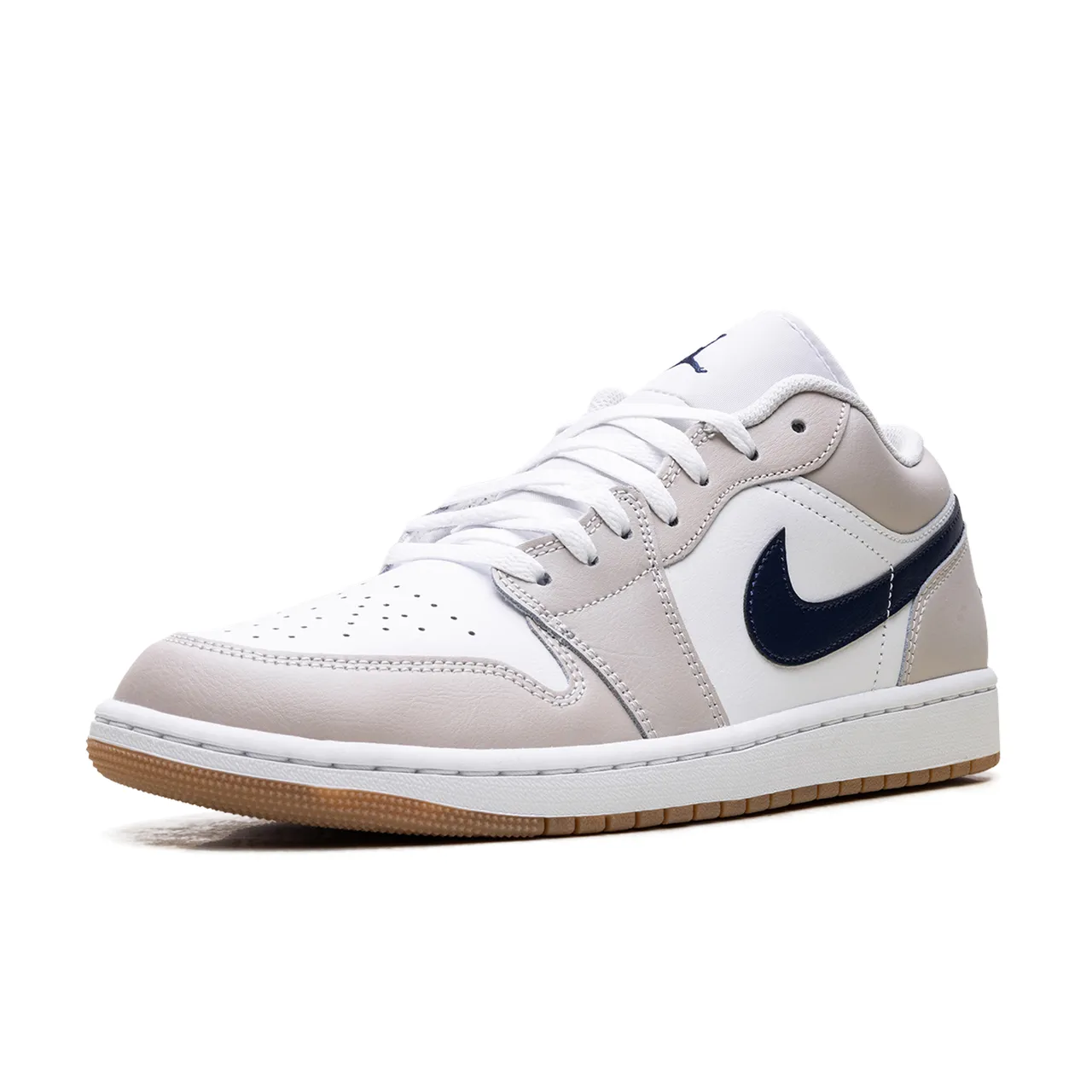 Jordan 1 Low Midnight Navy Neutral Grey - 4