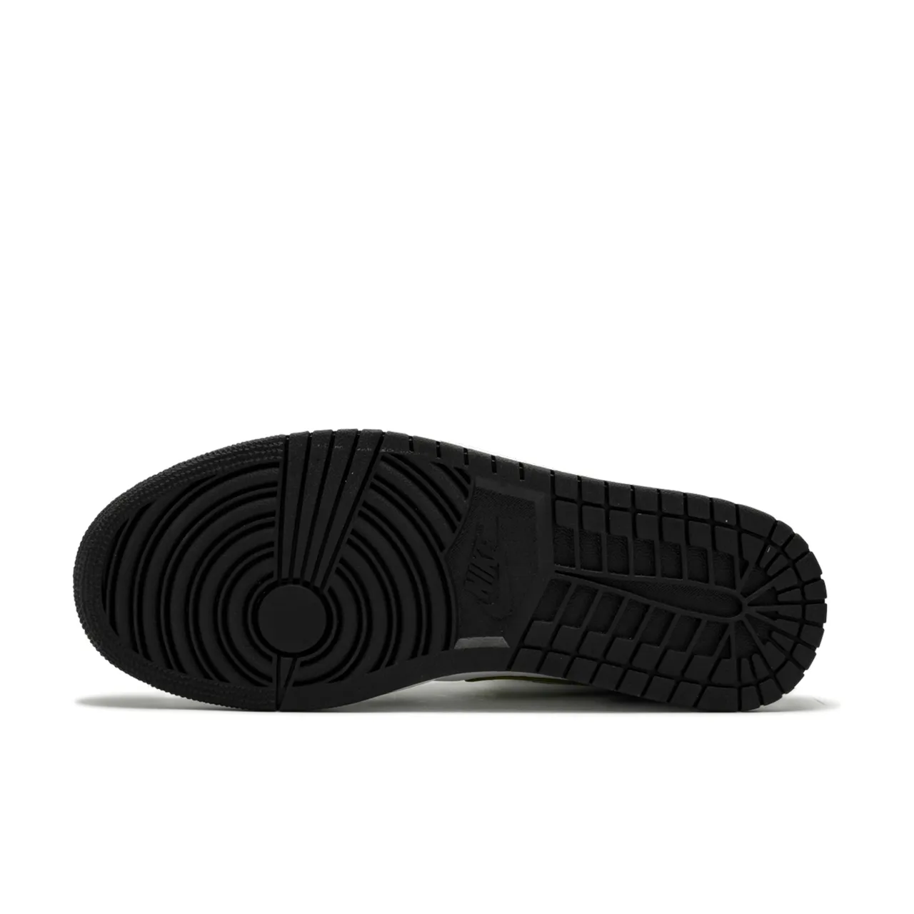 Jordan 1 Mid Patent Black White Gold - 5