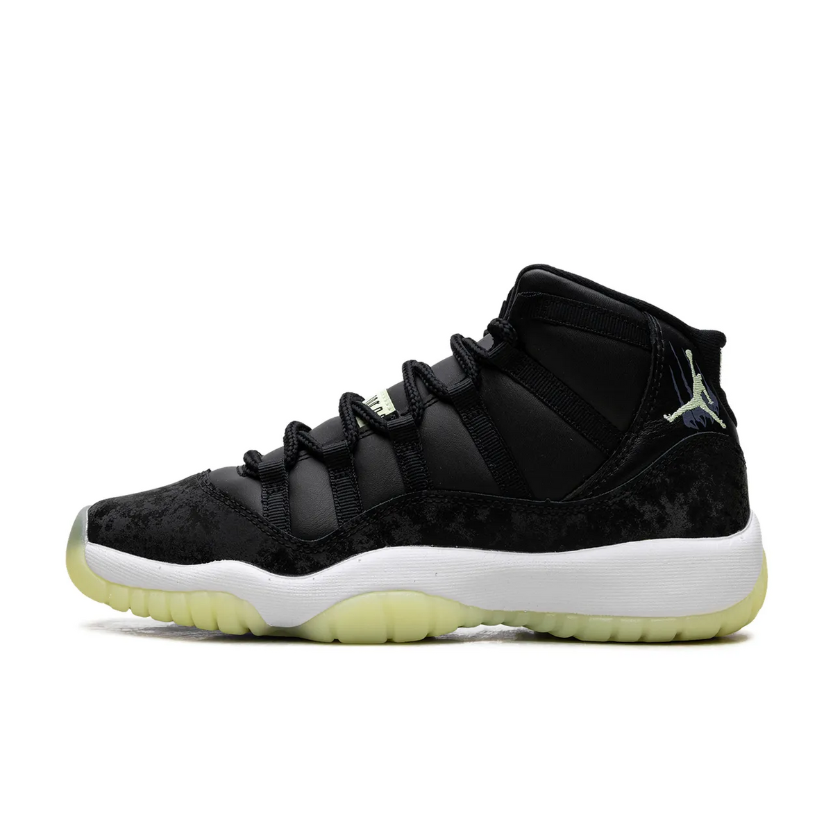 Jordan 11 Retro Black Barely Volt - 1