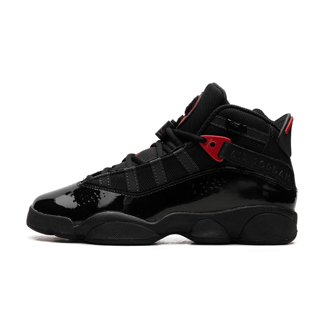 Jordan 6 Rings Black Anthracite Fire Red - 1