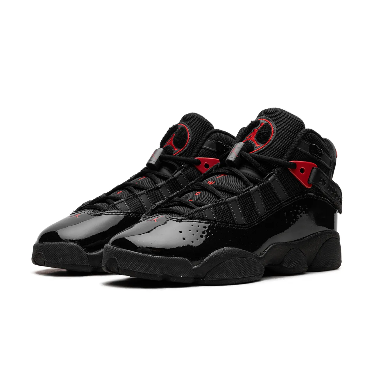 Jordan 6 Rings Black Anthracite Fire Red - 2