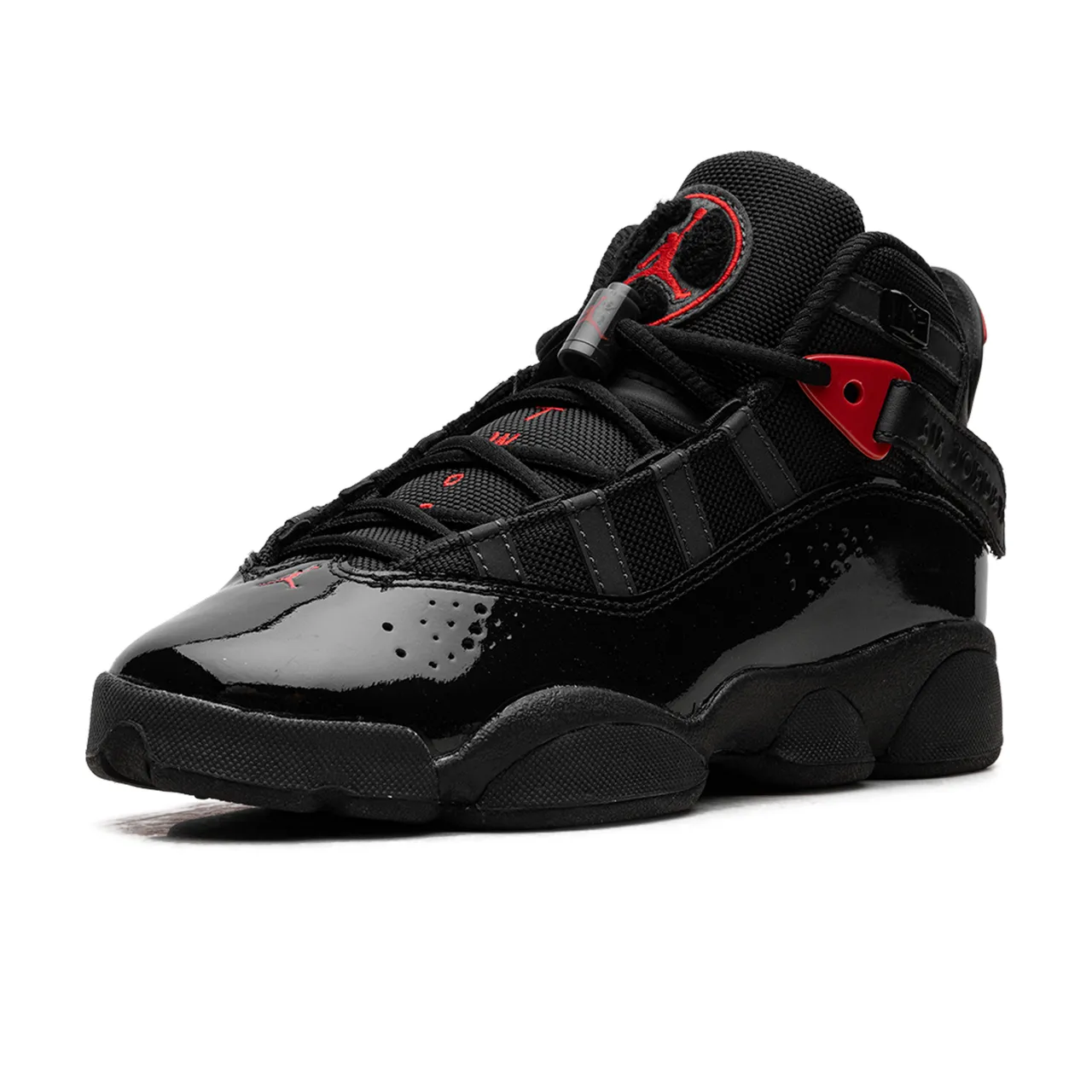 Jordan 6 Rings Black Anthracite Fire Red - 4