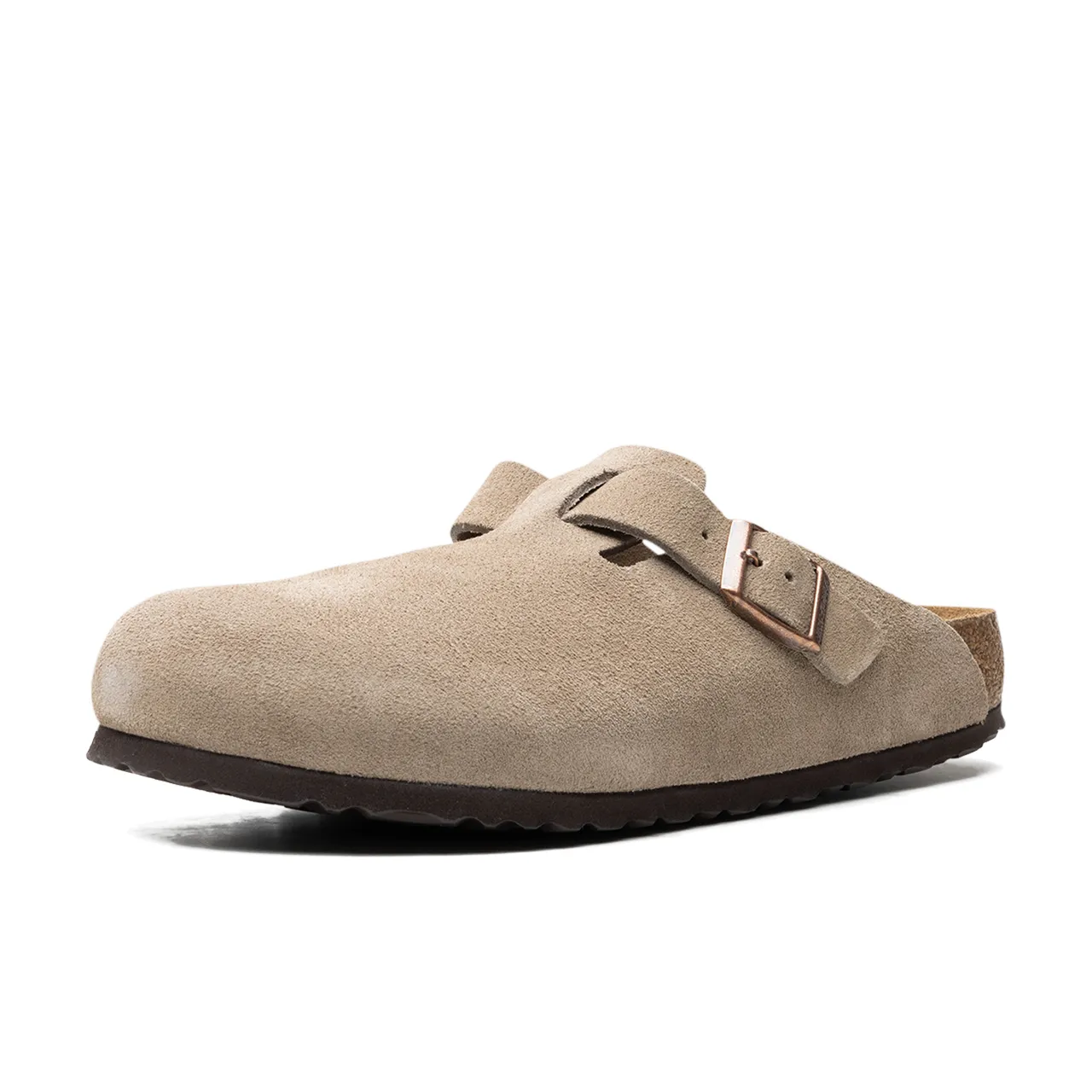 Birkenstock Boston Soft Footbed Suede Taupe - 4