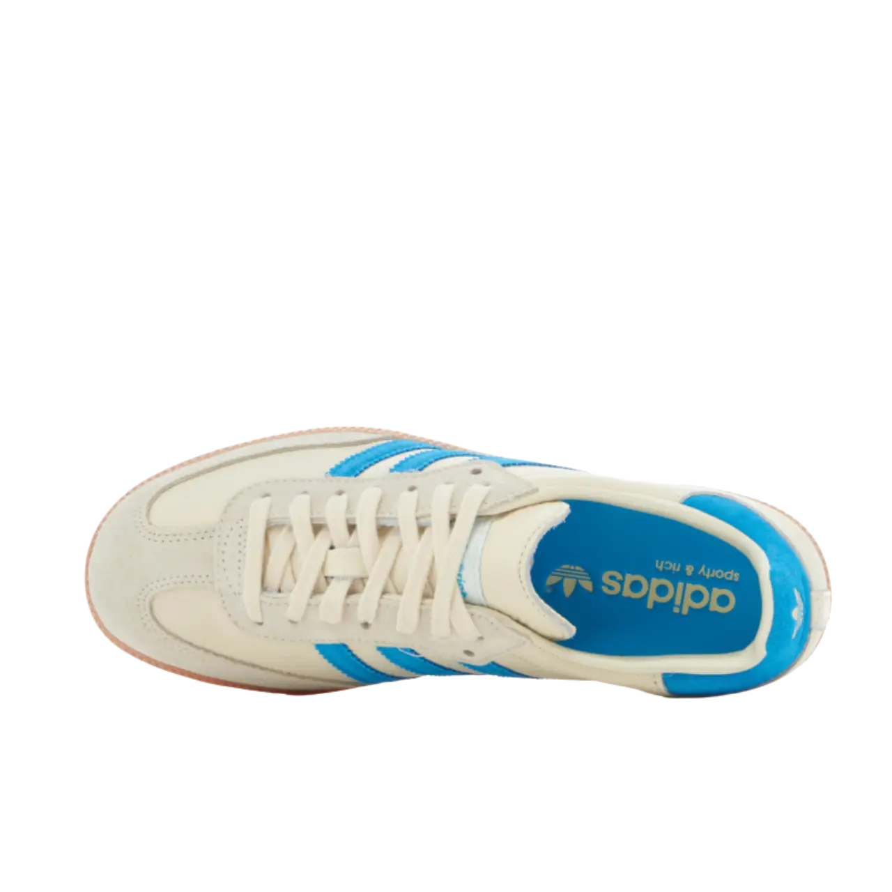 adidas Samba OG Sporty & Rich Beige Blue - IE7096 COLLECTIVE EFFORT adidas Samba OG Sporty & Rich Beige Blue - IE7096 COLLECTIVE EFFORT