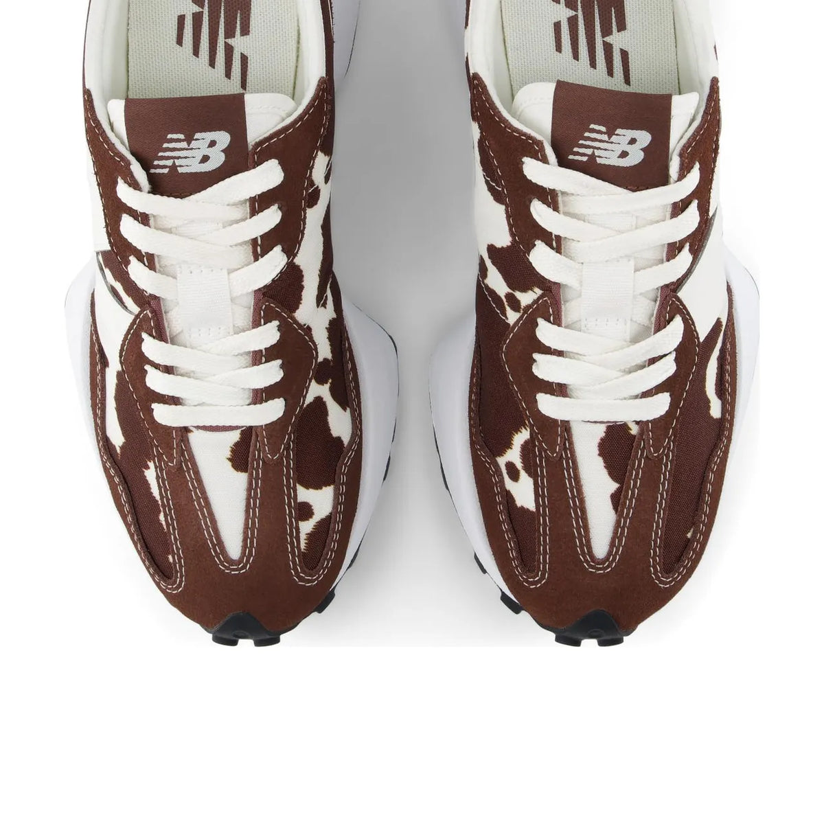 New Balance 327 Cow Print Pumpernickel Sea Salt - 3