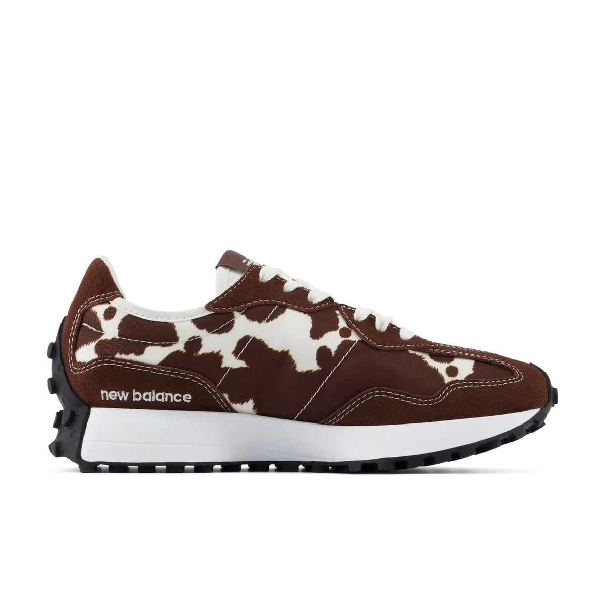 New Balance 327 Cow Print Pumpernickel Sea Salt - 5