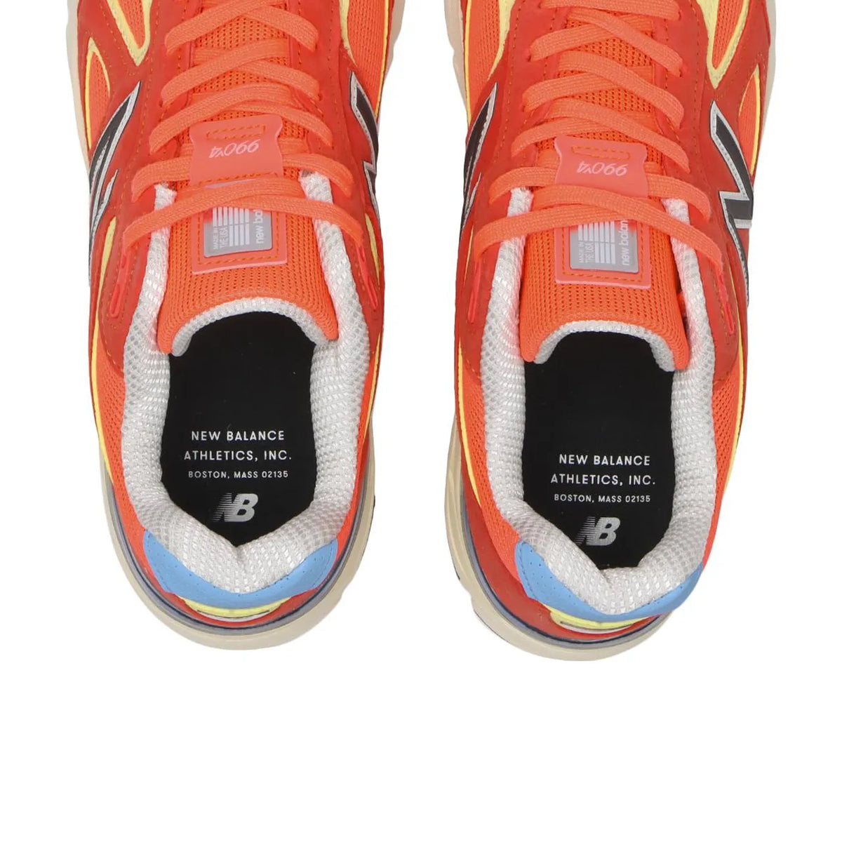 New Balance 990v4 MiUSA Urgent Red Maize - 3