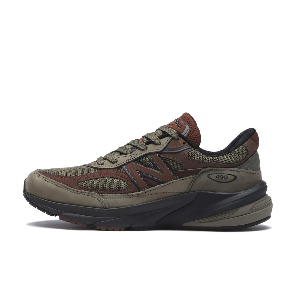 New Balance 990v6 MiUSA Dark Camo Rich Oak - 1
