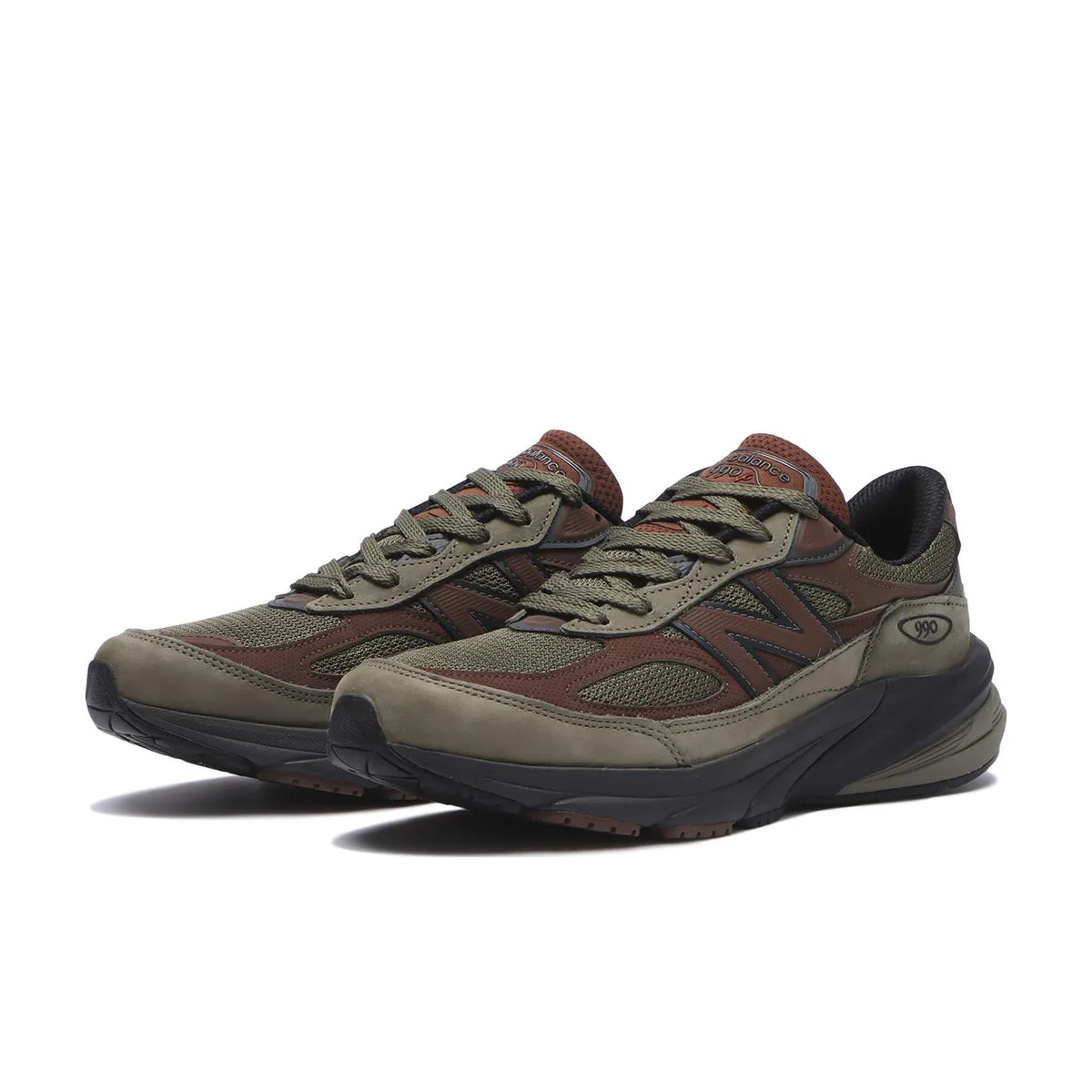 New Balance 990v6 MiUSA Dark Camo Rich Oak - 2
