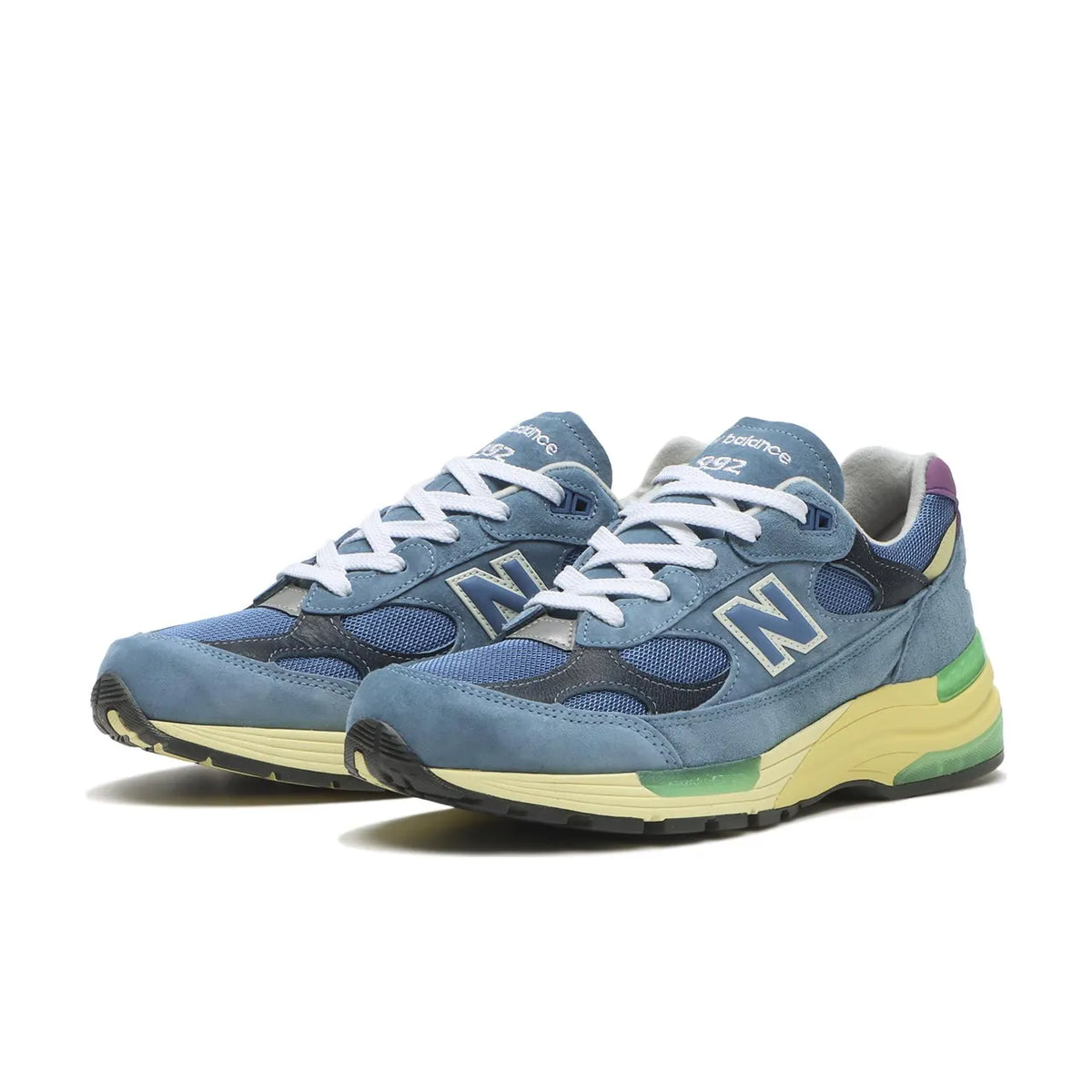 New Balance 992 MiUSA Sea Stone Green Apple - 2