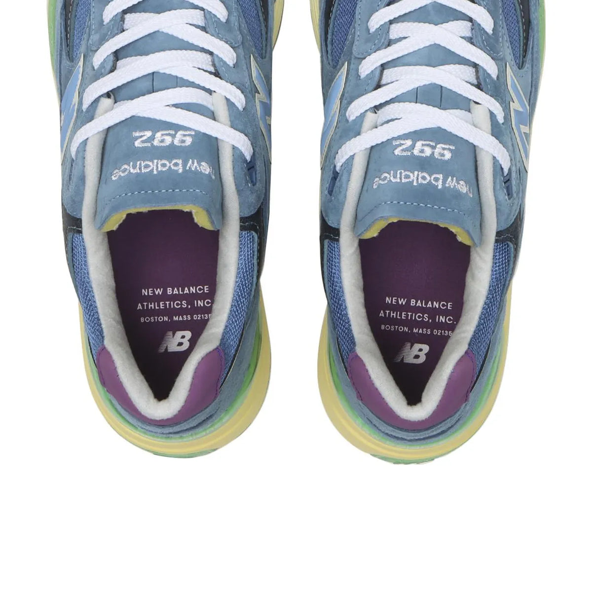 New Balance 992 MiUSA Sea Stone Green Apple - 3