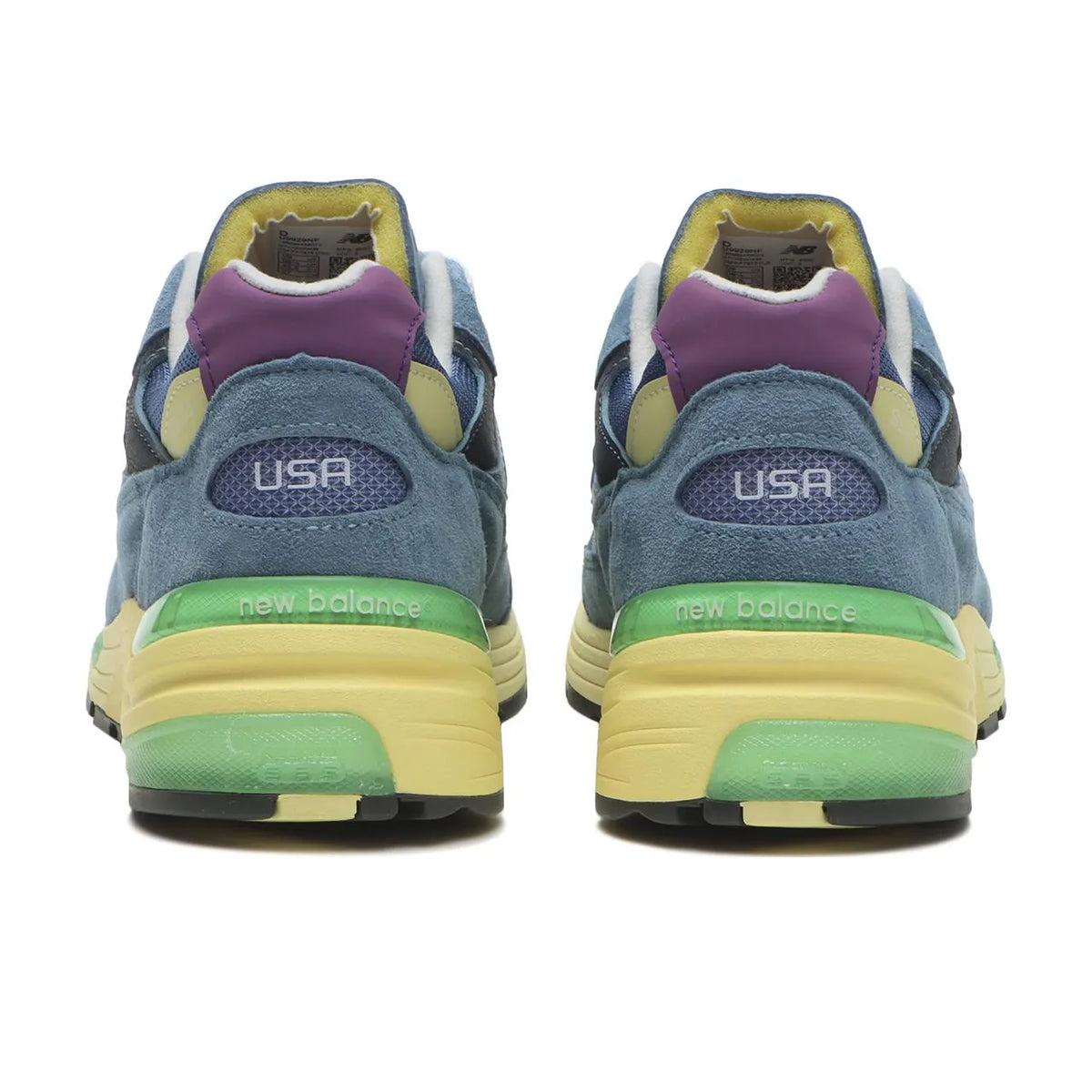 New Balance 992 MiUSA Sea Stone Green Apple - 4