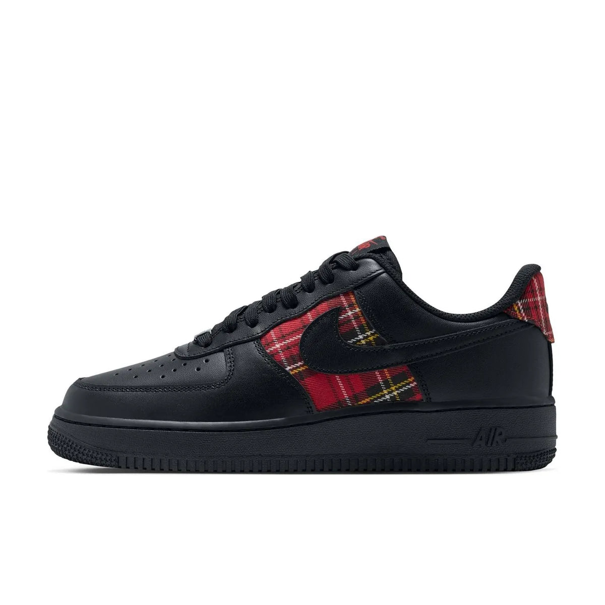 Nike Air Force 1 Low '07 Black Tough Red Plaid - 1