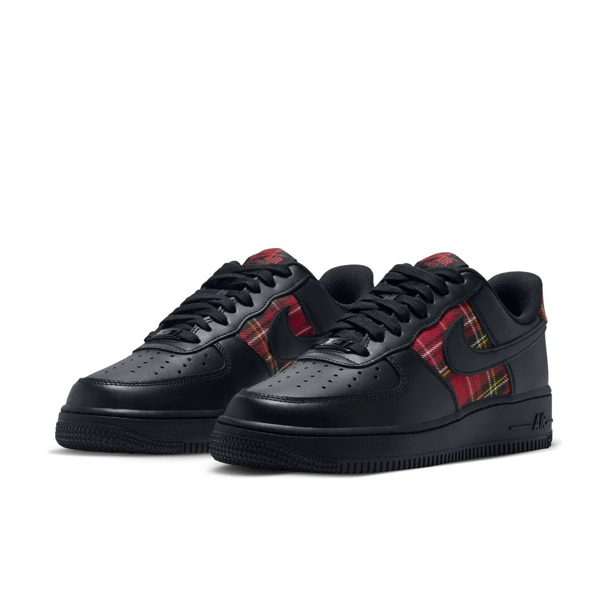 Nike Air Force 1 Low '07 Black Tough Red Plaid - 2
