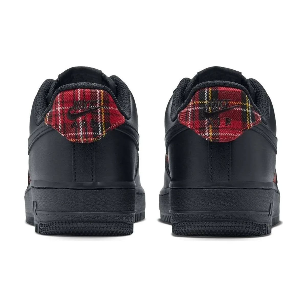 Nike Air Force 1 Low '07 Black Tough Red Plaid - 4