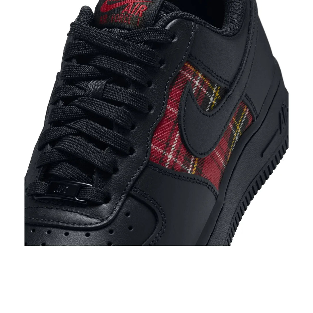 Nike Air Force 1 Low '07 Black Tough Red Plaid - 7
