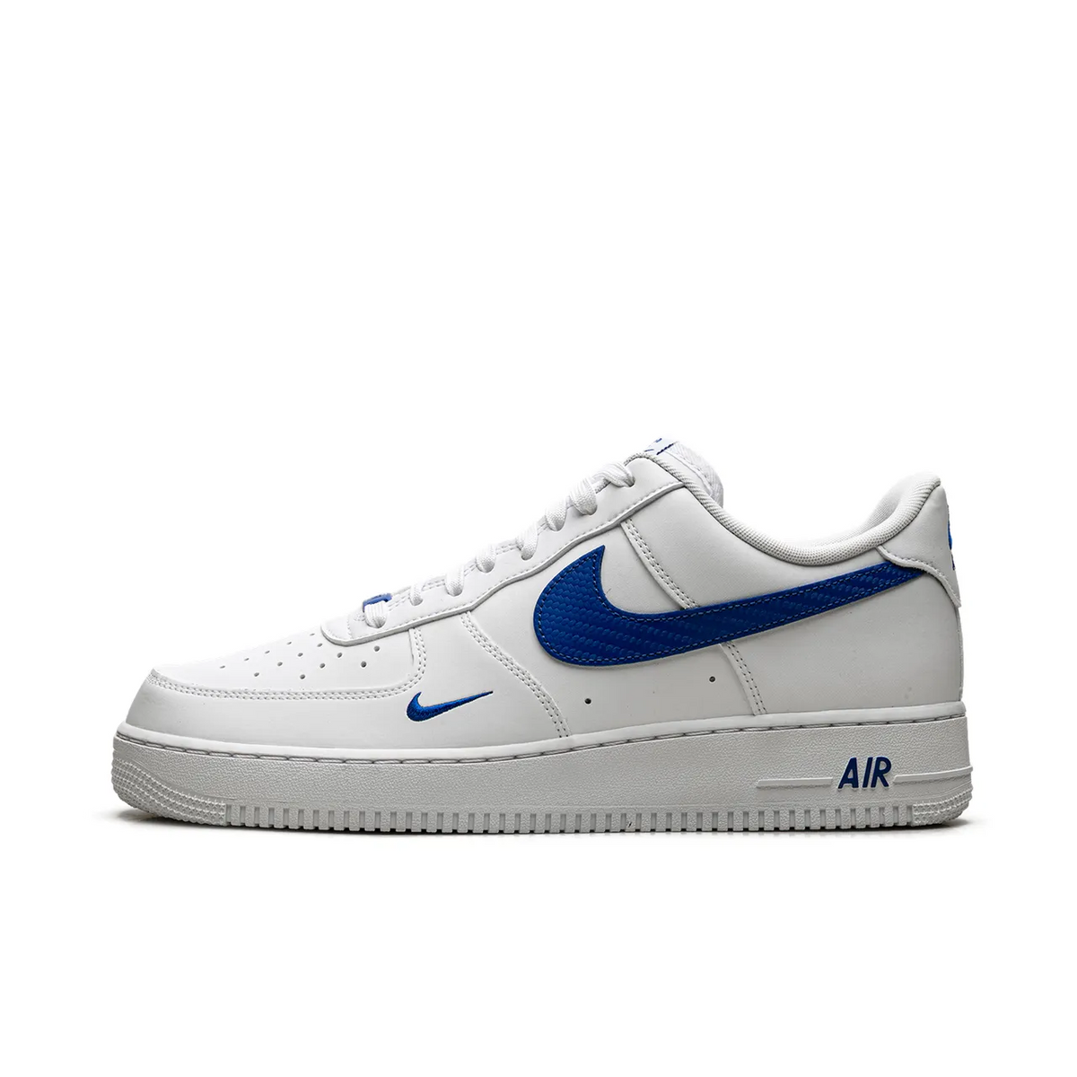 Nike Air Force 1 Low '07 Carbon Fiber Swoosh White Game Royal - 1