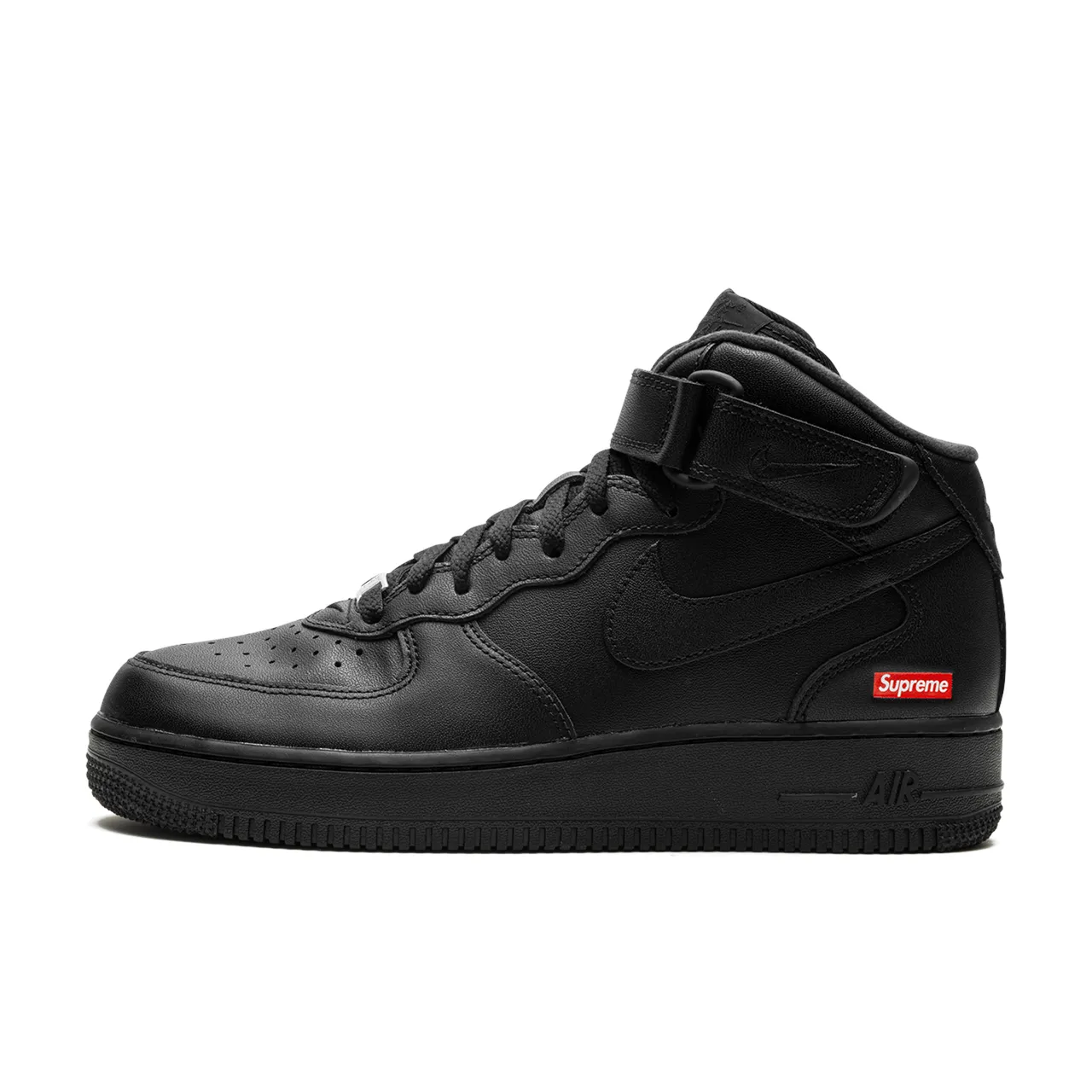 Nike Air Force 1 Mid Supreme Black - 1