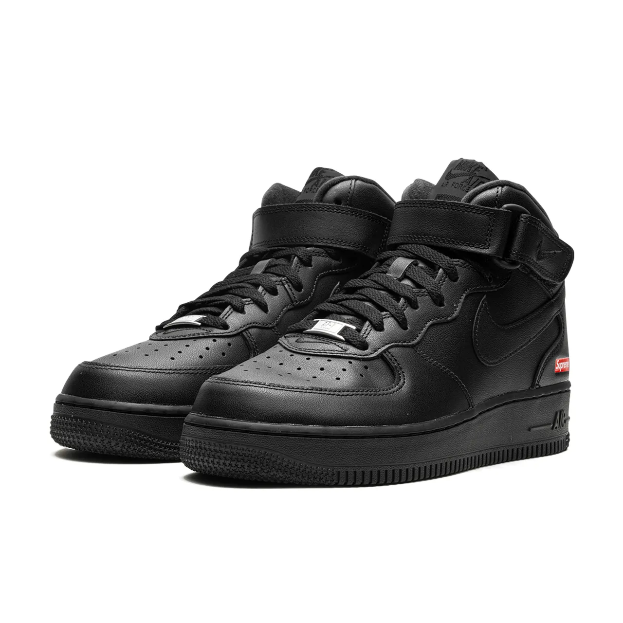 Nike Air Force 1 Mid Supreme Black - 2