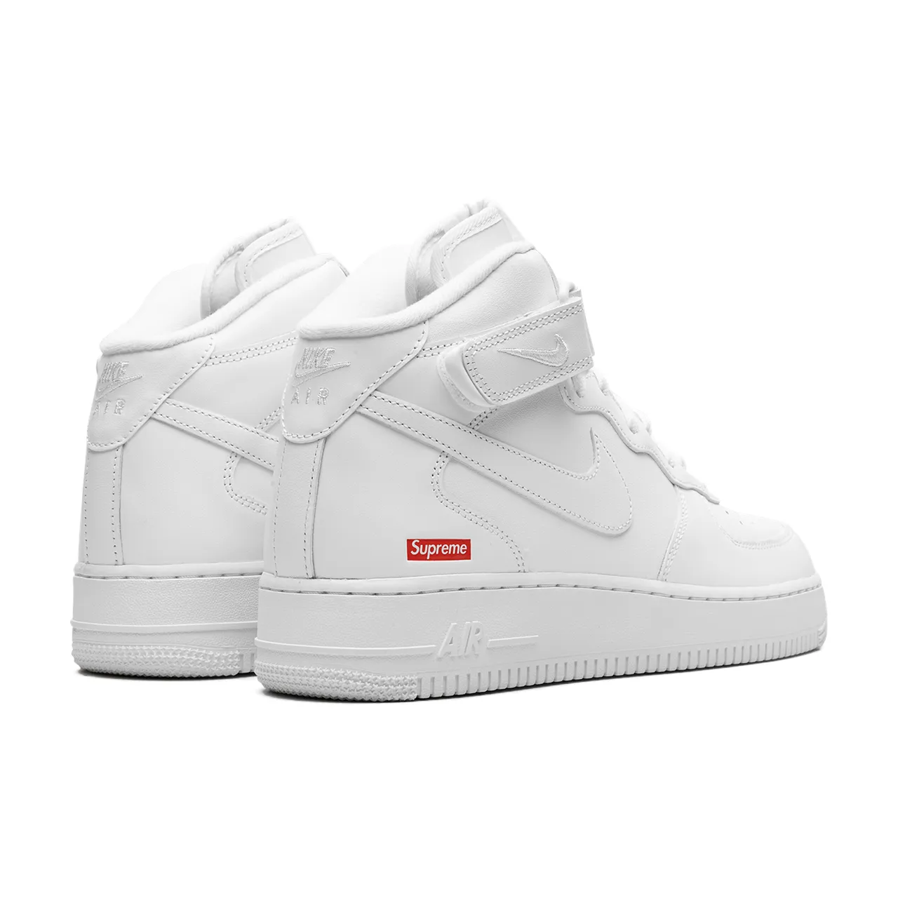 Nike Air Force 1 Mid Supreme White - 3