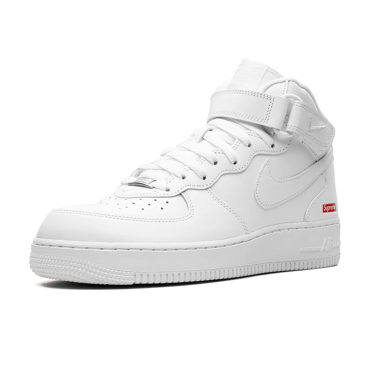 Nike Air Force 1 Mid Supreme White - 4