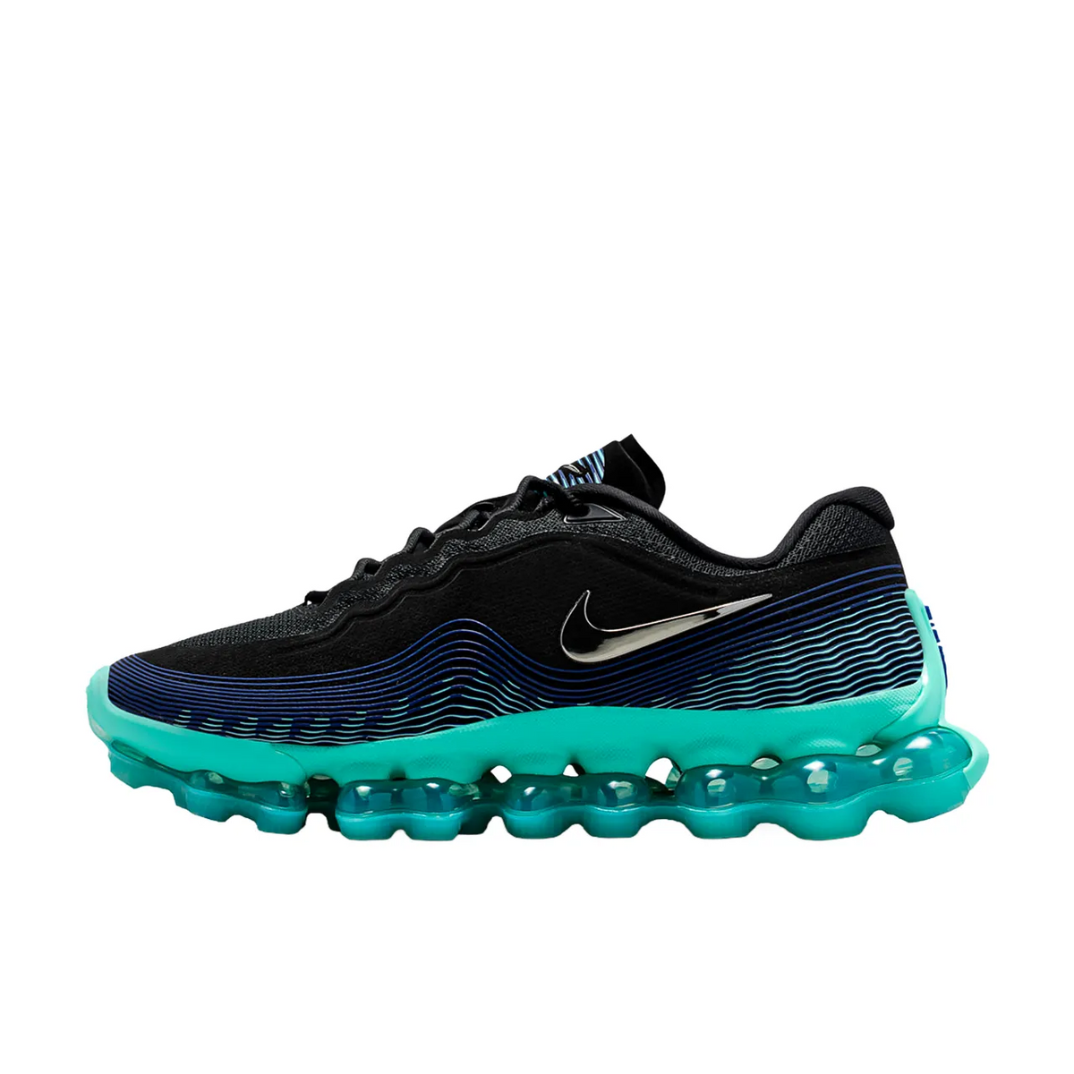 Nike Air Liquid Max Black Radiant Blue Aurora Green - 1