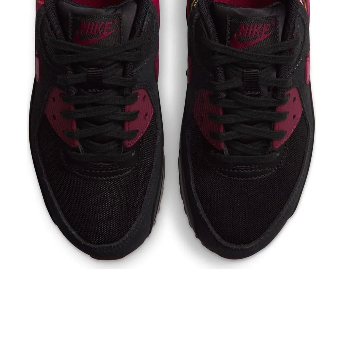 Nike Air Max 90 Black Tough Red Plaid - 3