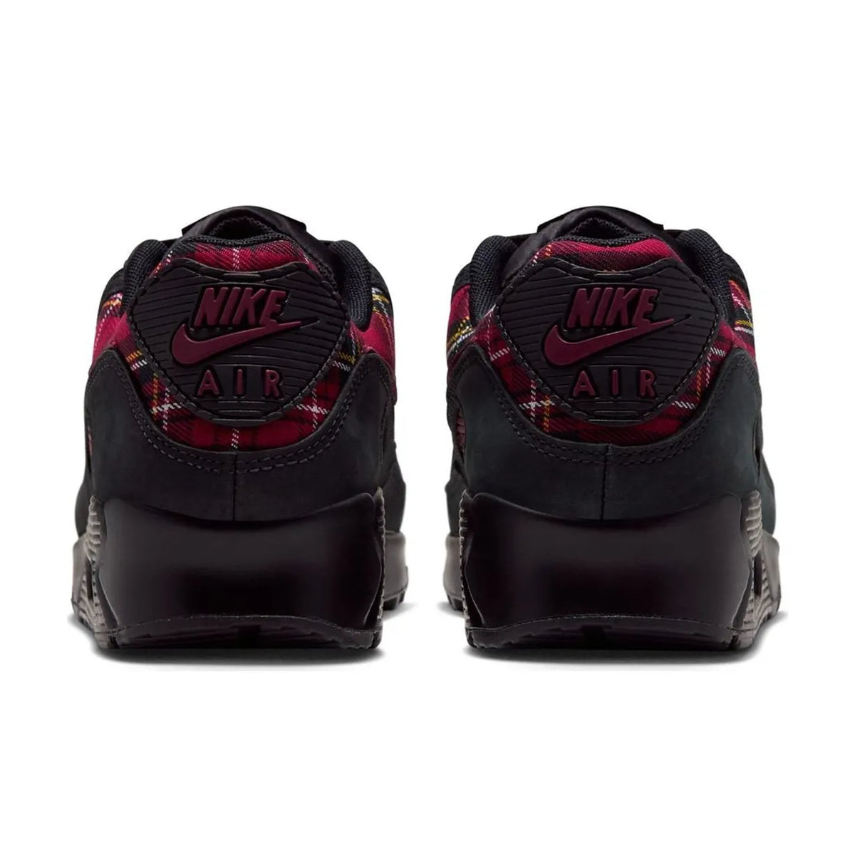 Nike Air Max 90 Black Tough Red Plaid - 4