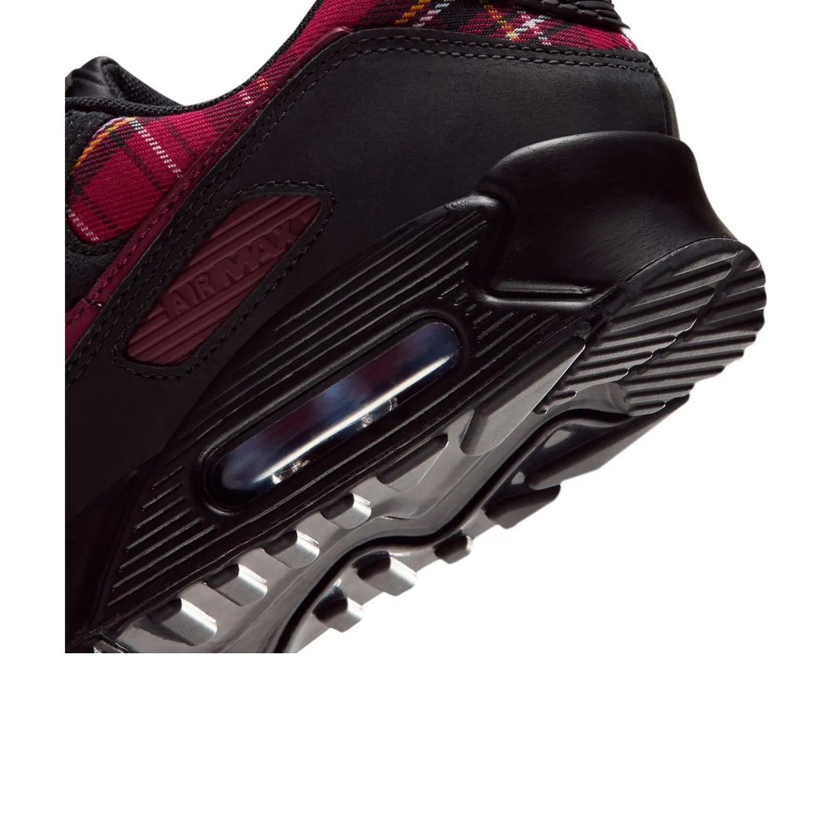 Nike Air Max 90 Black Tough Red Plaid - 7