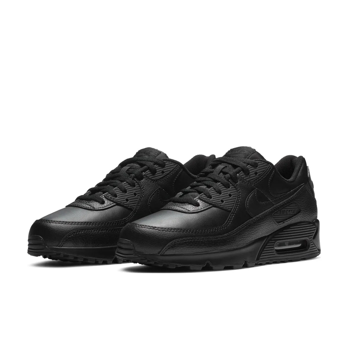 Nike Air Max 90 Leather Triple Black - 2
