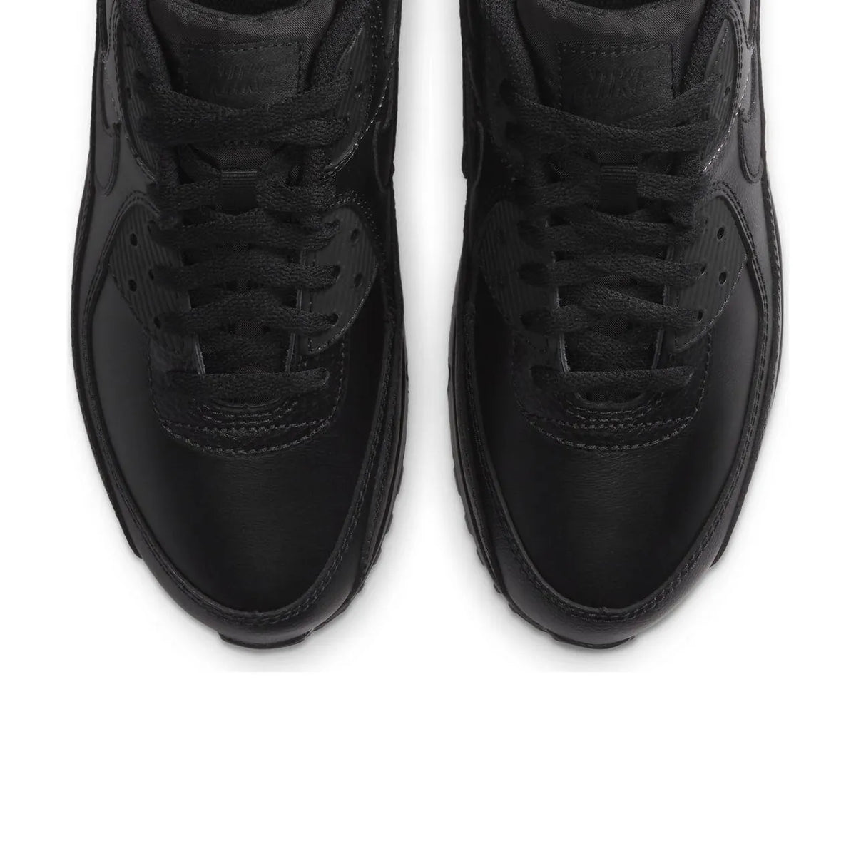 Nike Air Max 90 Leather Triple Black - 3
