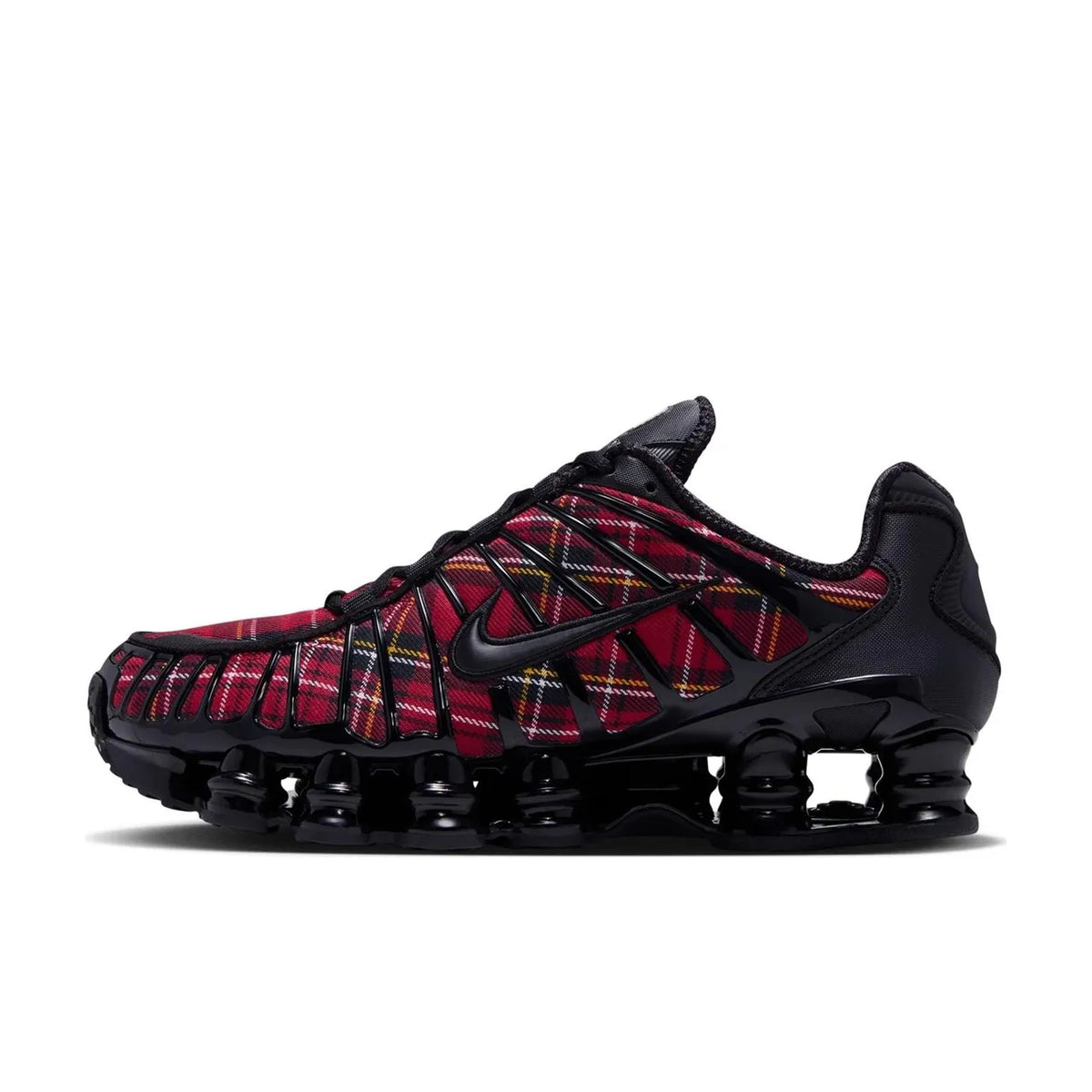 Nike Shox TL Black Tough Red Plaid - 1